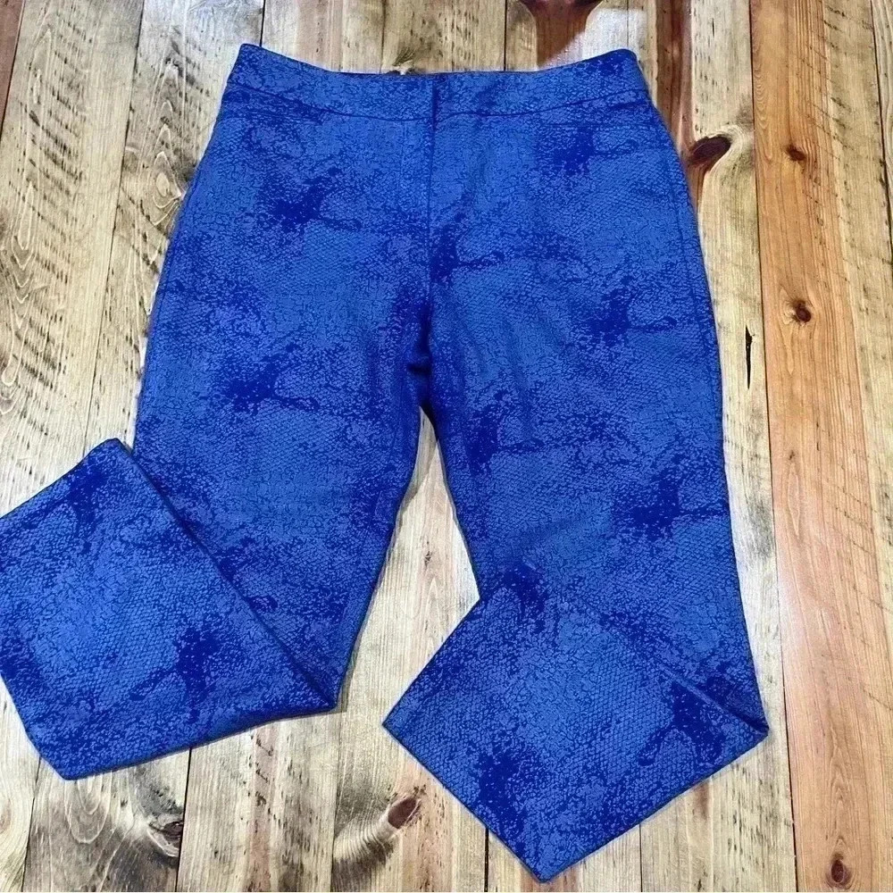 Nic+Zoe Purple Snake print pants